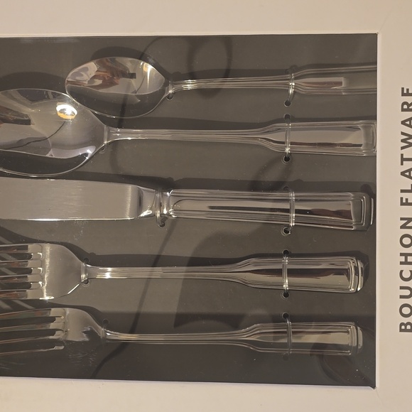 ❤️BUY 2 GET 1 FREE  Sur La Table Bouchon 20-Piece Flatware Set - Picture 6 of 12